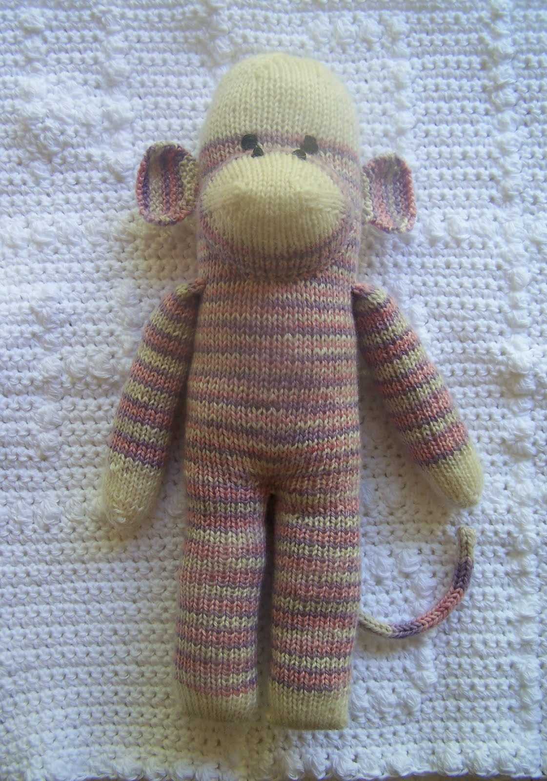 Knitted sock monkey pattern free