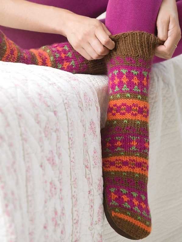 Knitted sock pattern free