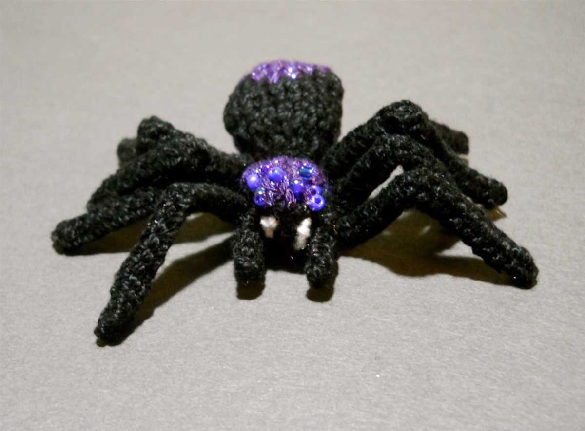 Knitted spider pattern free