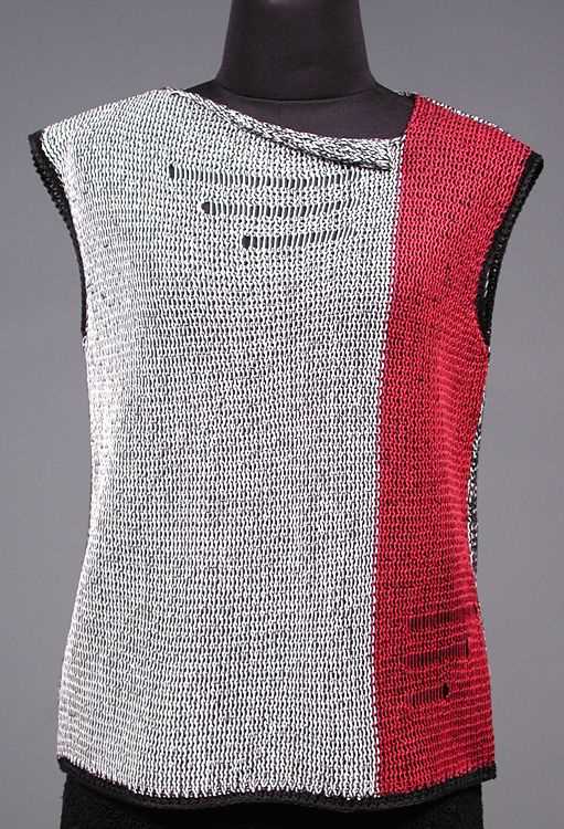 Knitted tabard vest pattern