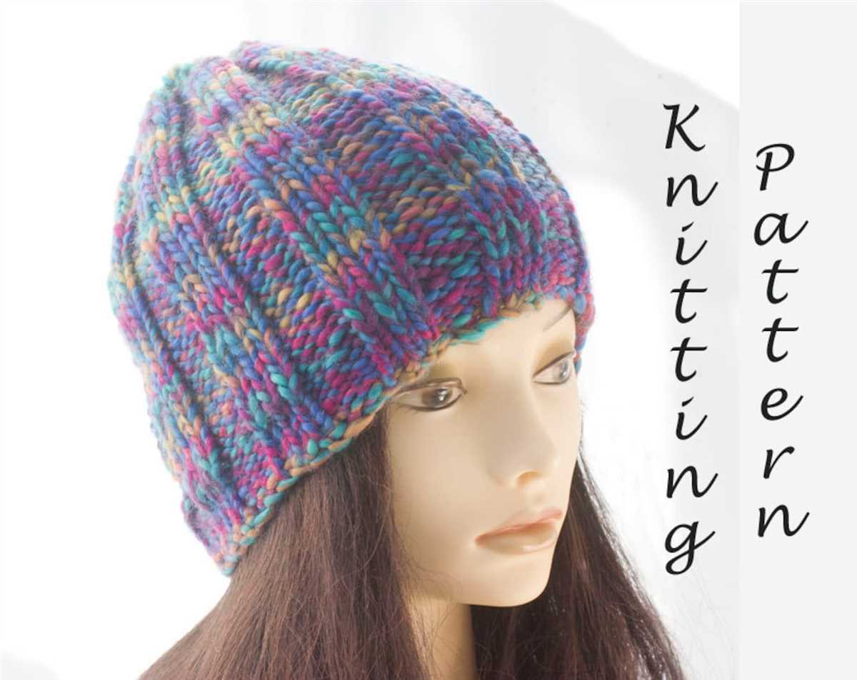 Knitted toque patterns chunky wool