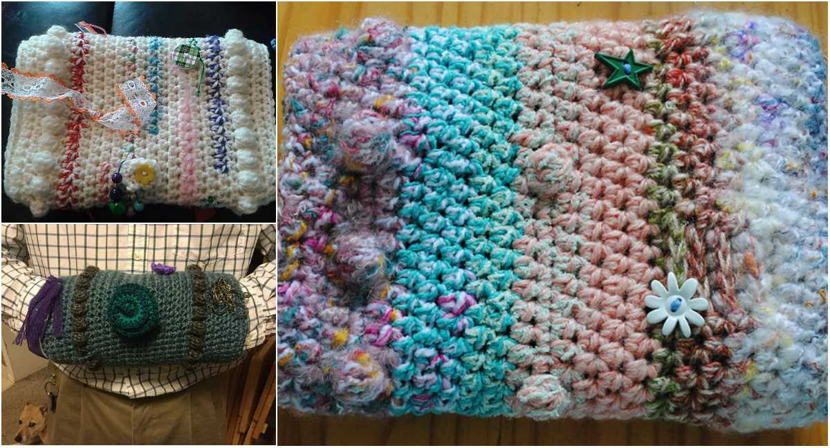 Knitted twiddle muffs pattern