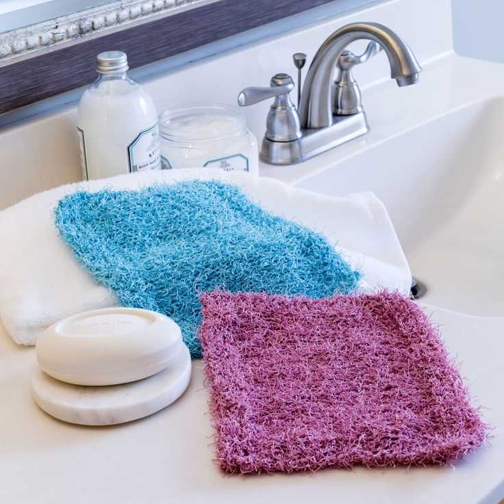 Knitted washcloths pattern