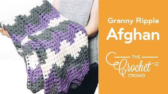 Knitted waves ripple pattern