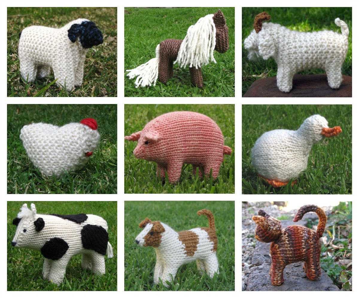 Knitting animal pattern