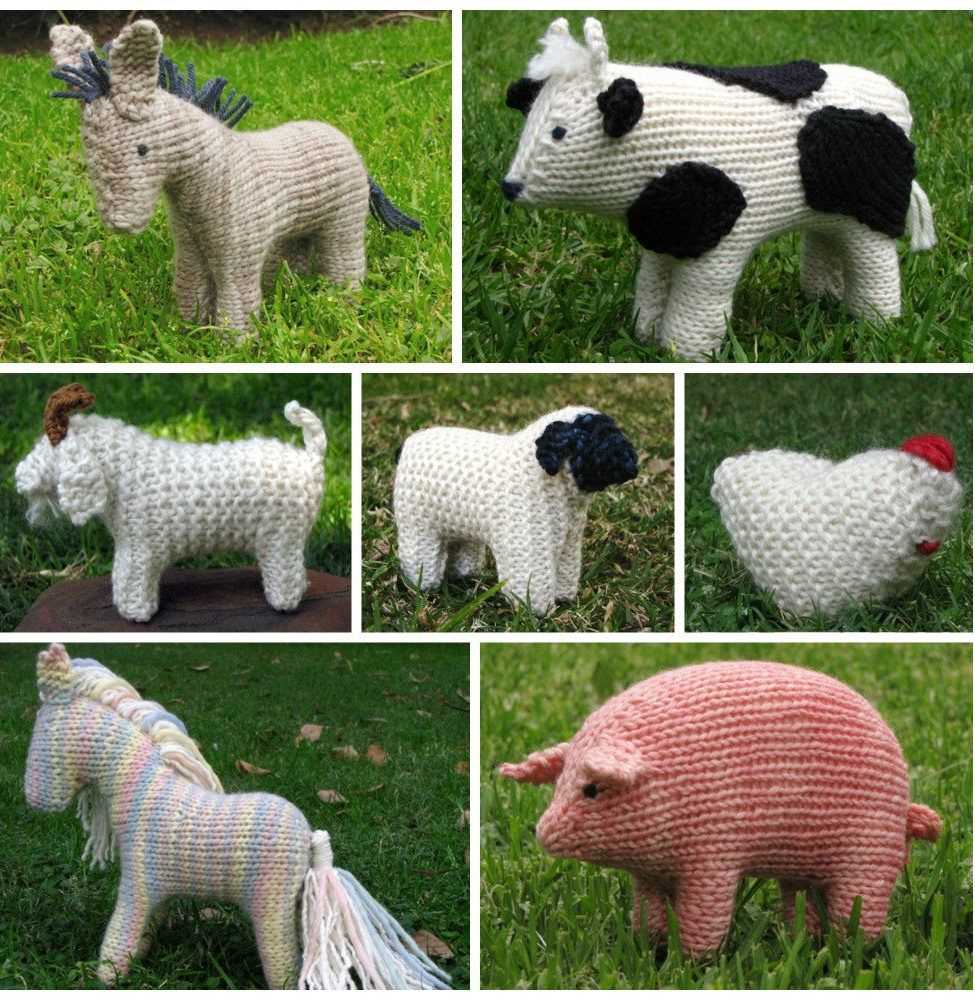 Knitting animal patterns