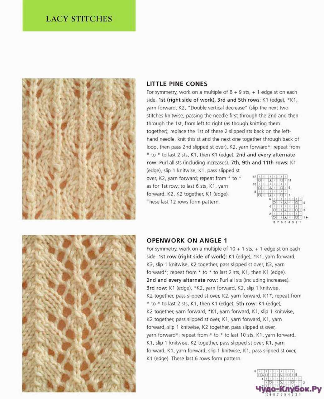 Knitting dictionary 1030 stitches patterns