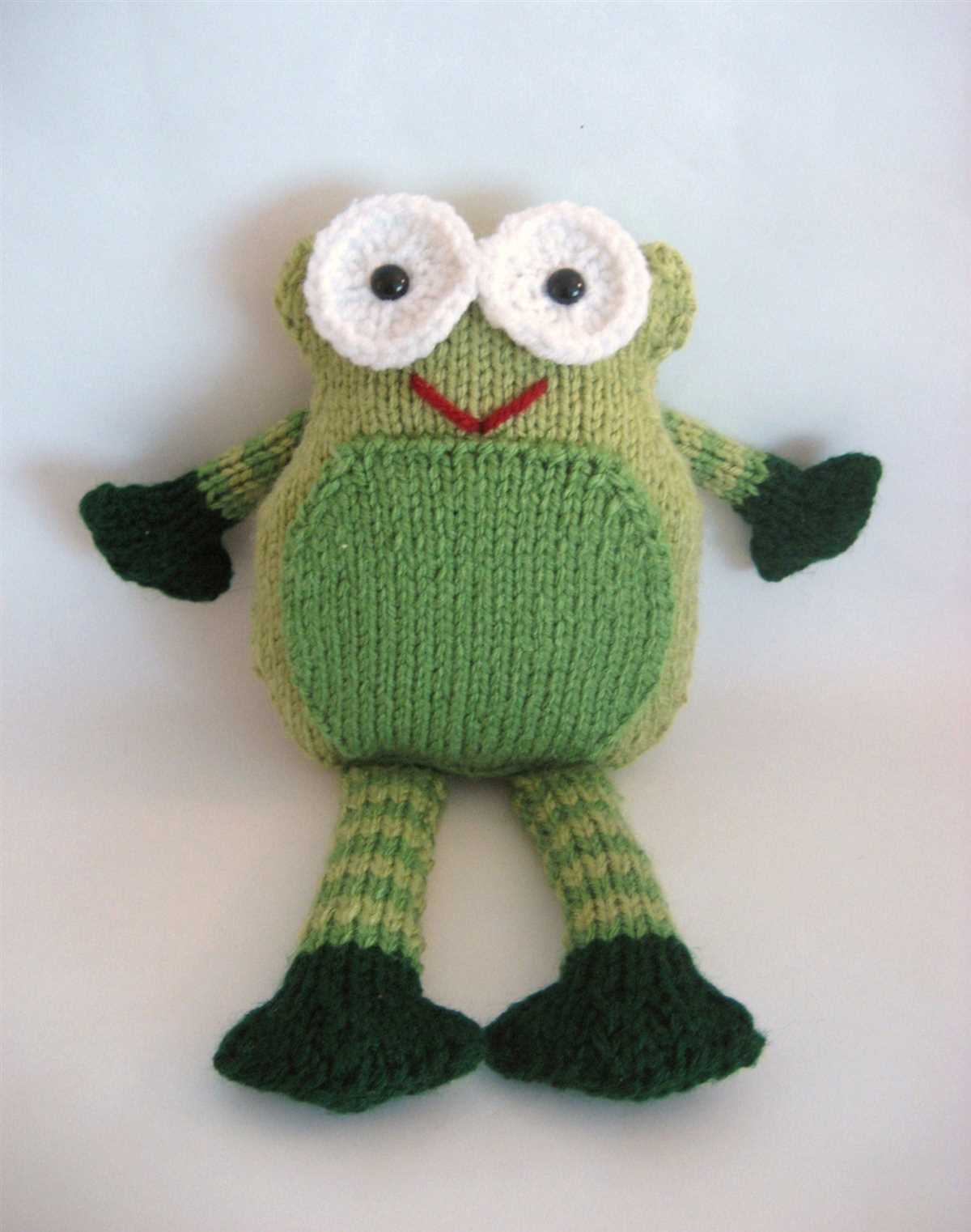 Knitting frog pattern