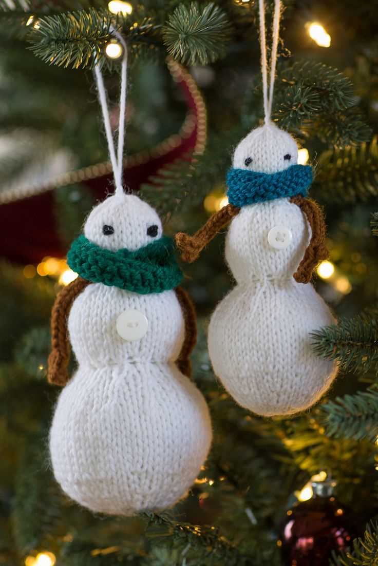 Knitting pattern christmas decorations
