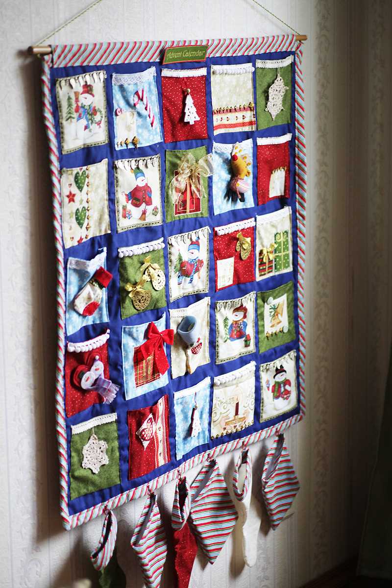 Knitting pattern for advent calendar