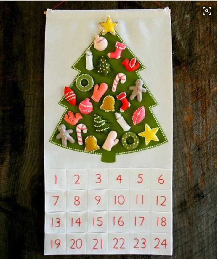 Knitting pattern for advent calendar