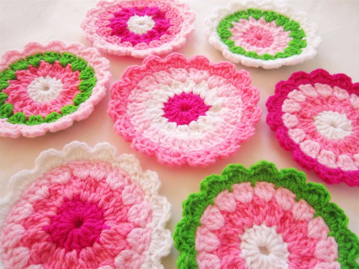 Knitting pattern for coasters