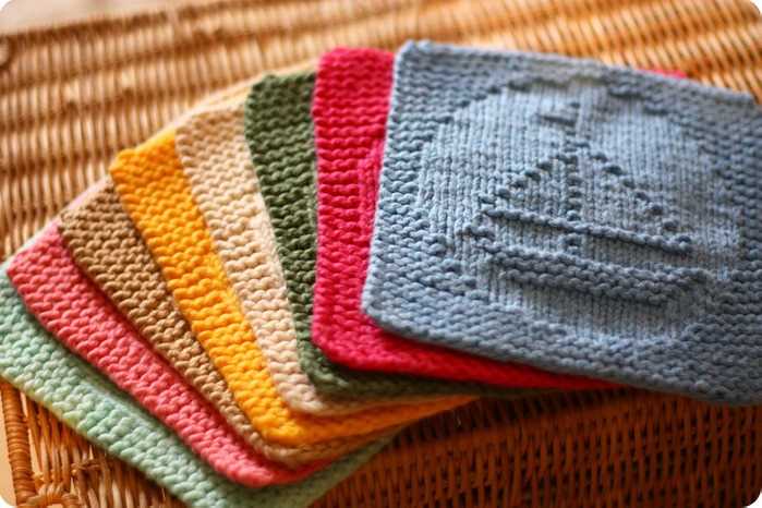 Knitting pattern for coasters