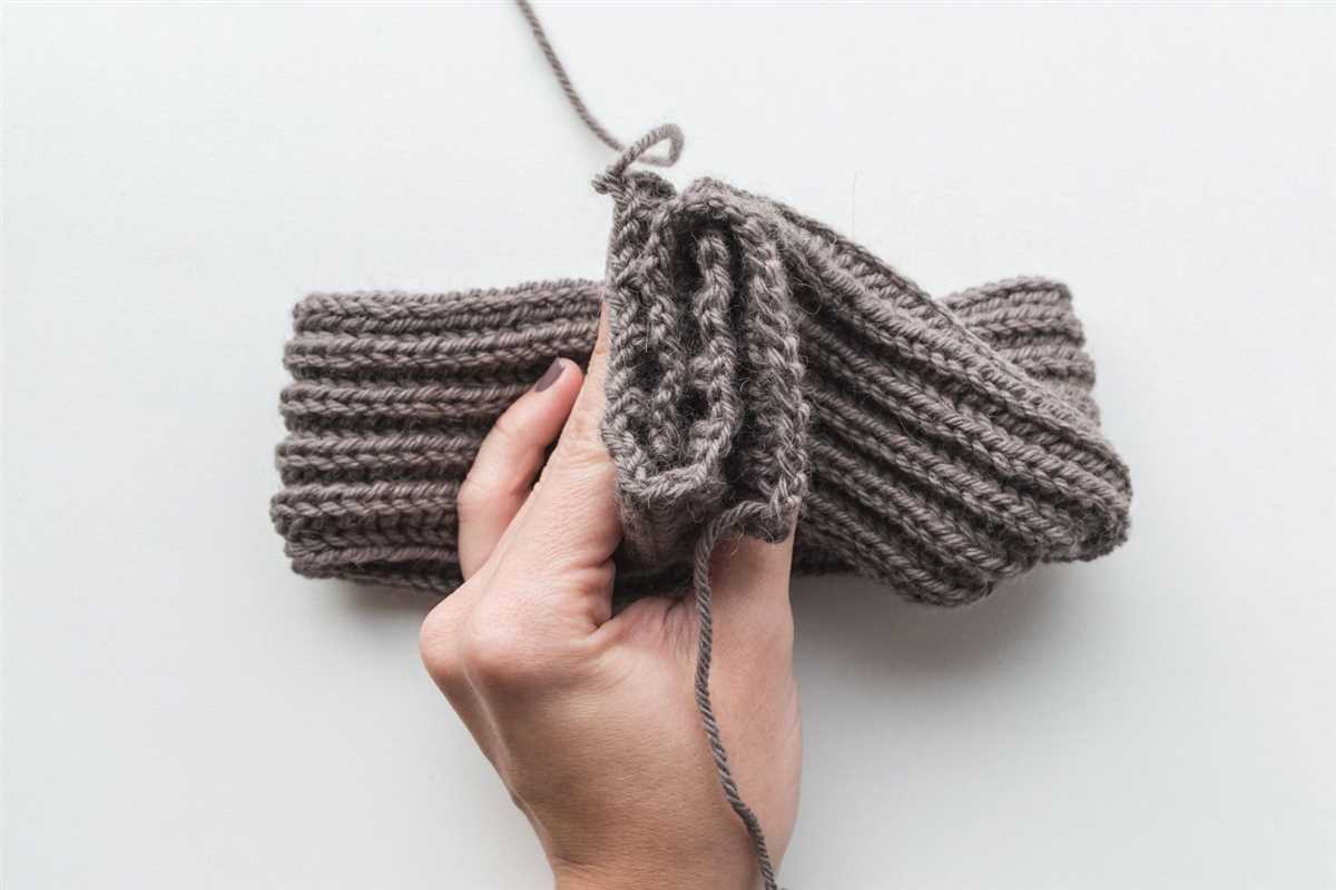 Knitting pattern headband twist