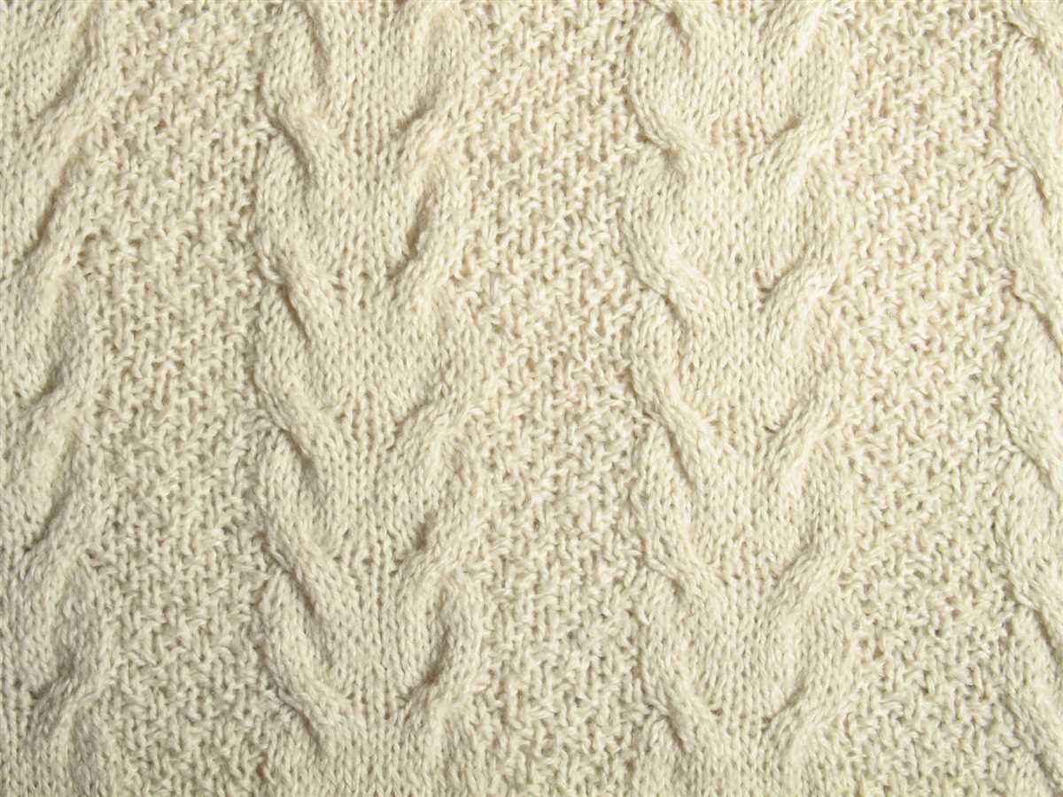 Knitting pattern swatches
