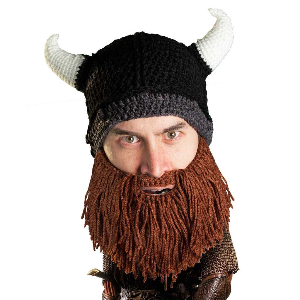 Knitting pattern viking helmet and beard