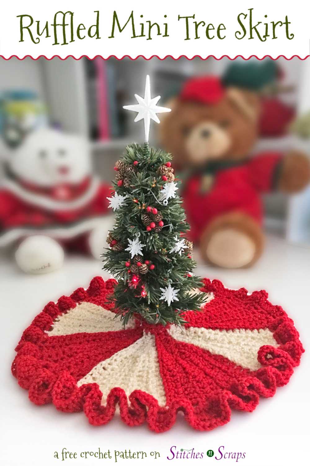 Knitting patterns for christmas tree skirts