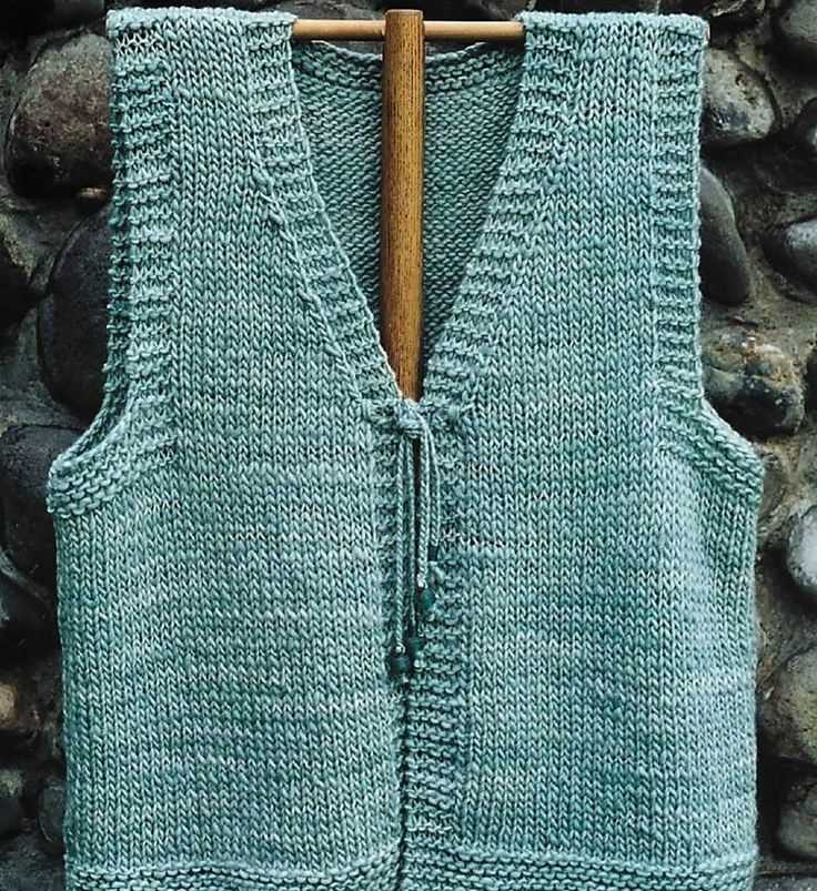 Knitting patterns for vests free