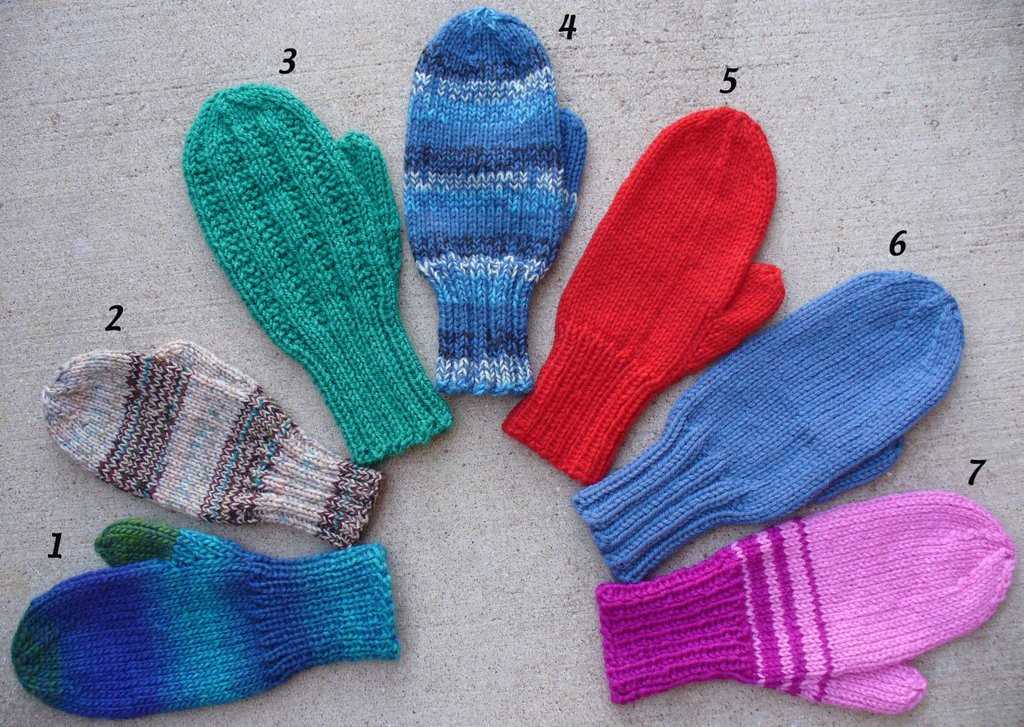 Knitting patterns mittens two needles