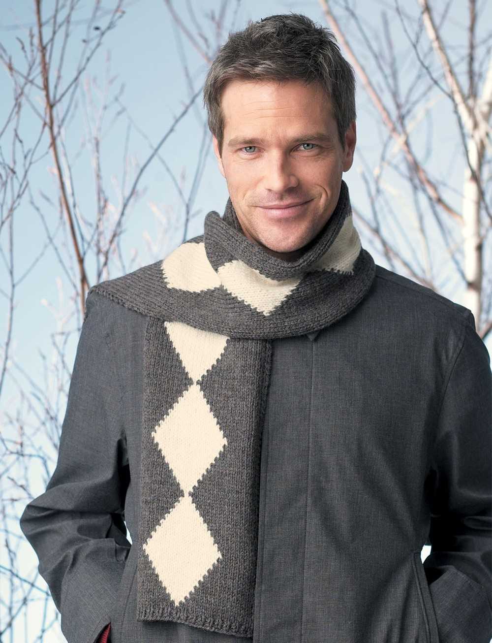 Knitting patterns scarf male