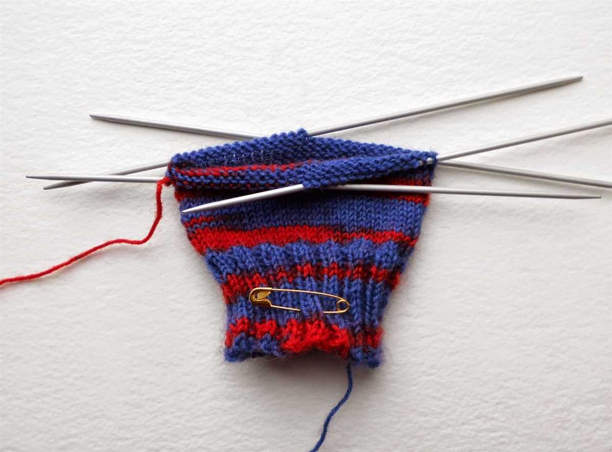 Knitting socks on circular needles pattern