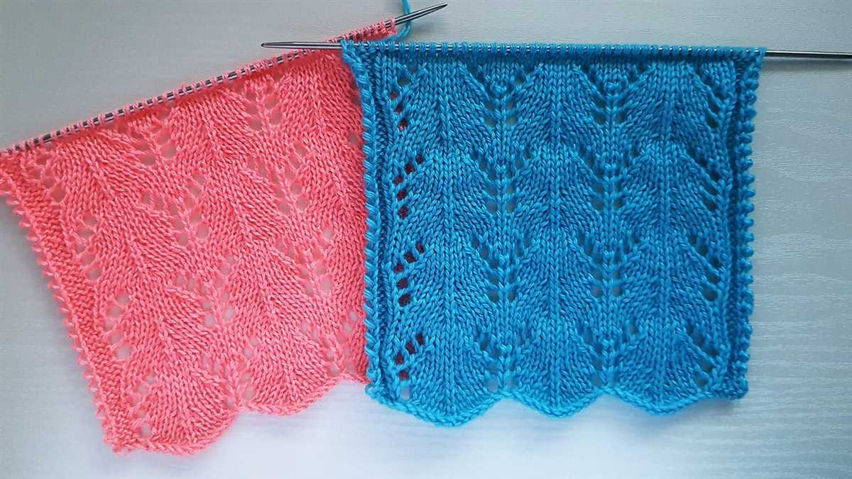 Knitting with eyelet lace free patterns