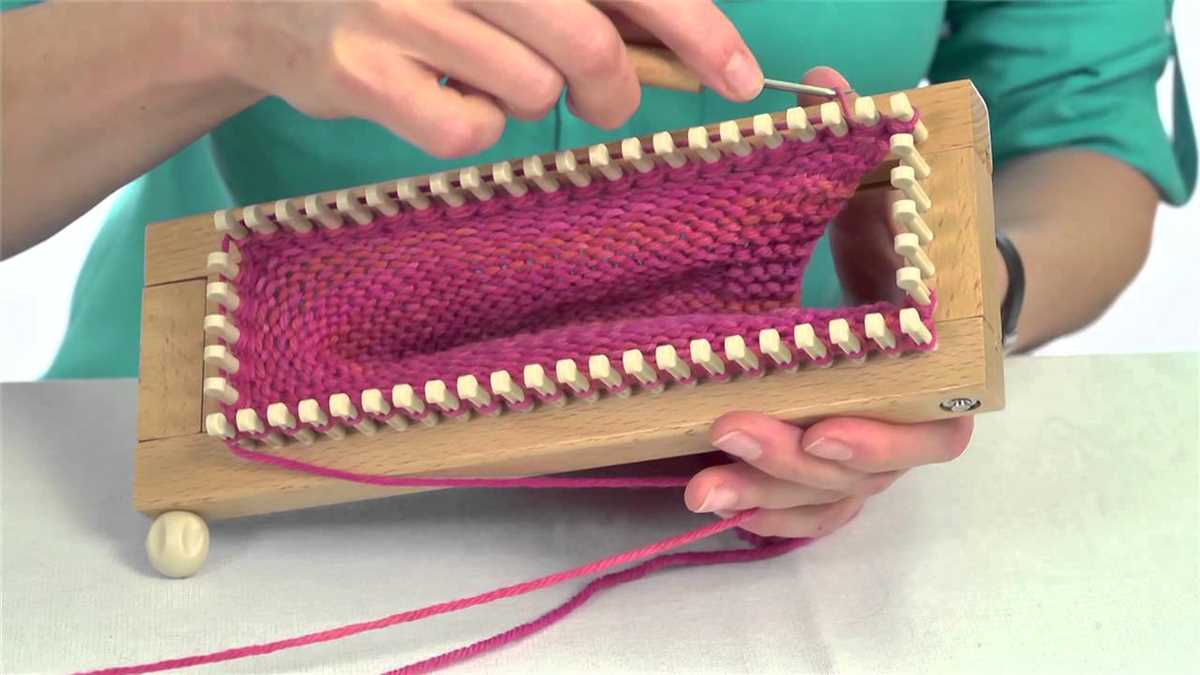 Knitting board patterns scarf