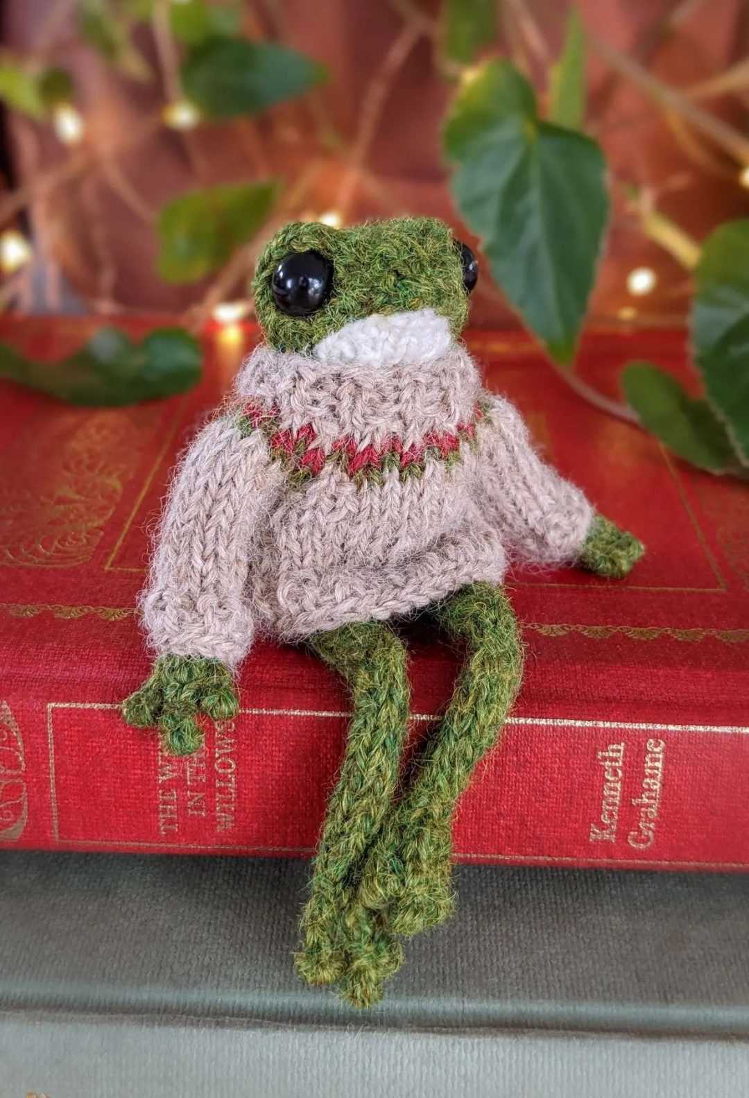 Knitting frog pattern