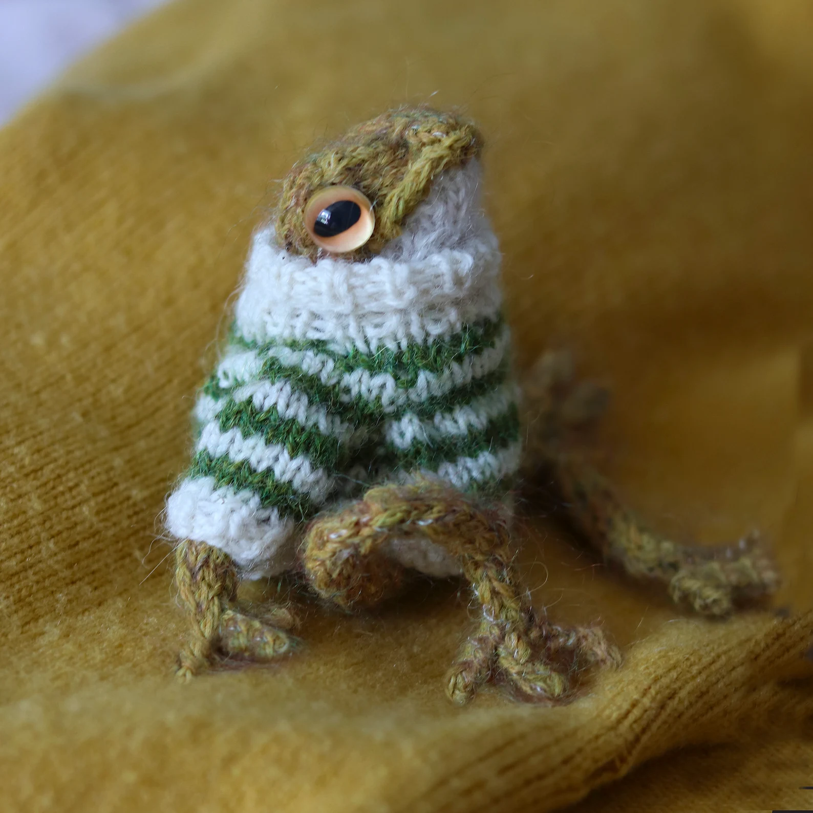 Knitting frog pattern