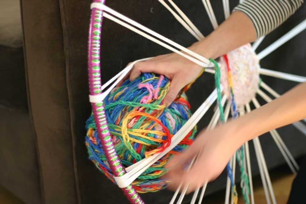Knitting hoop patterns