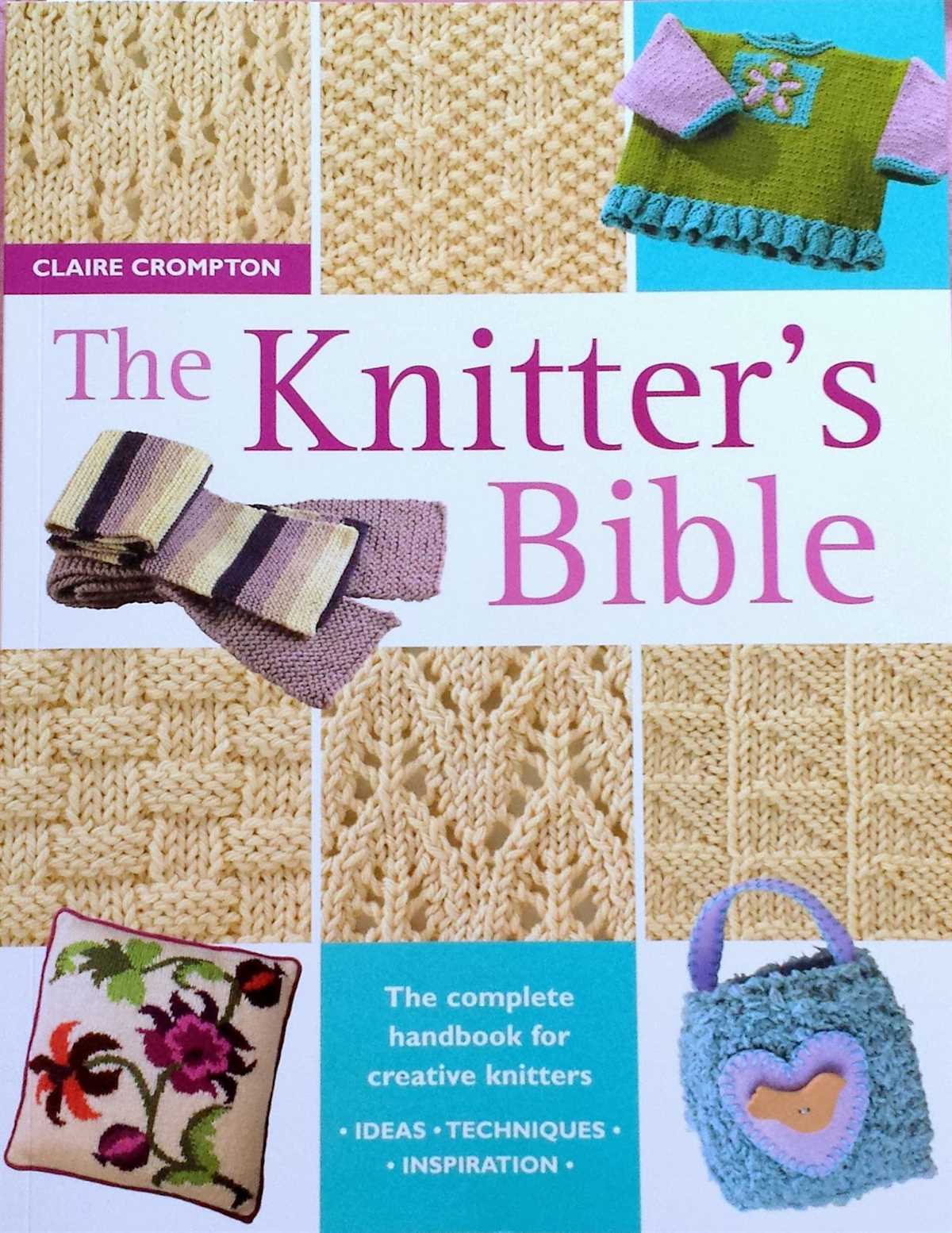 Knitting pattern books for beginners
