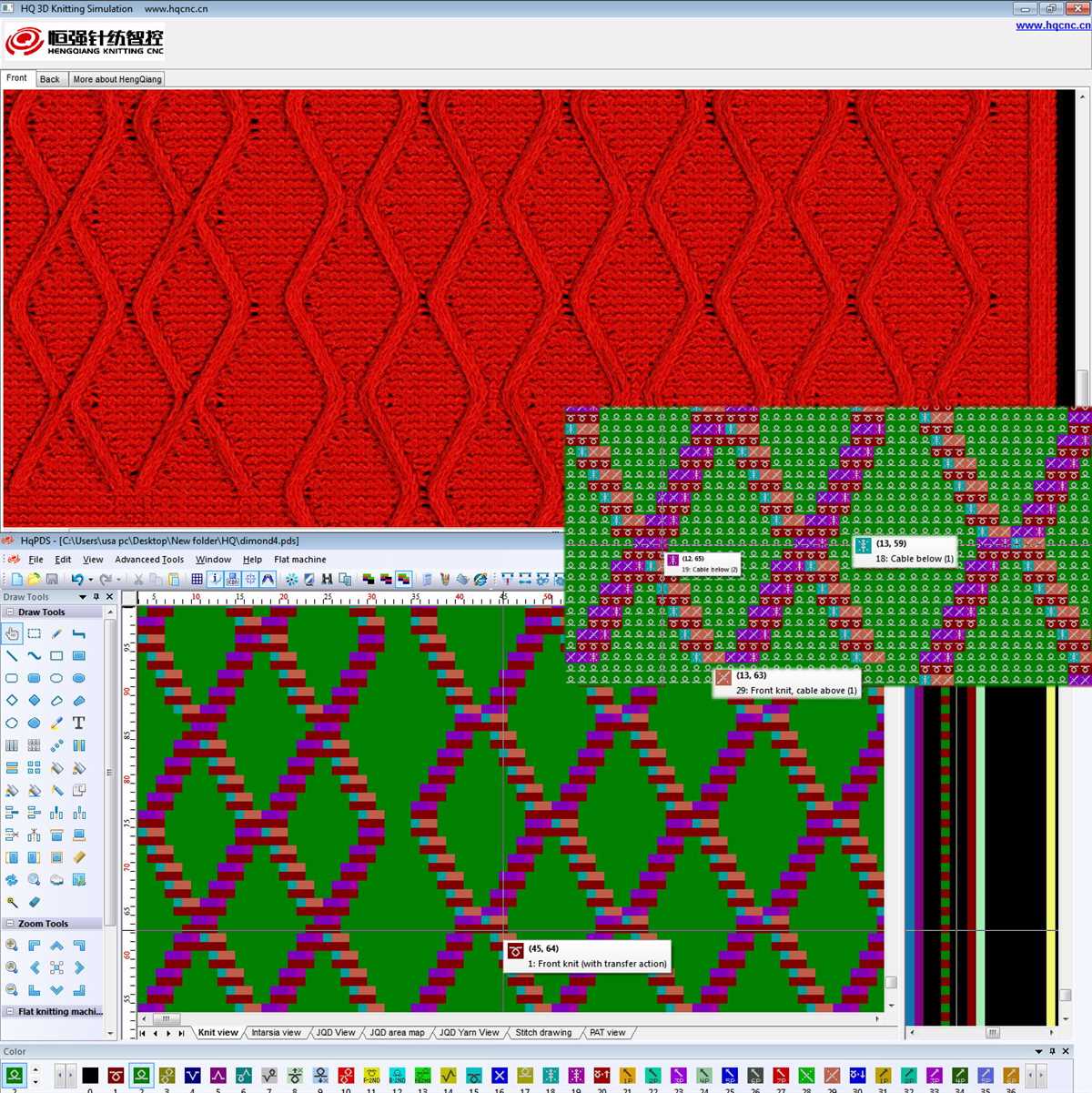 Knitting pattern design software free