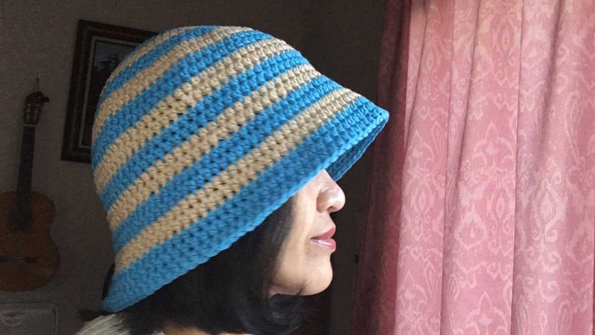 Knitting pattern for bucket hat