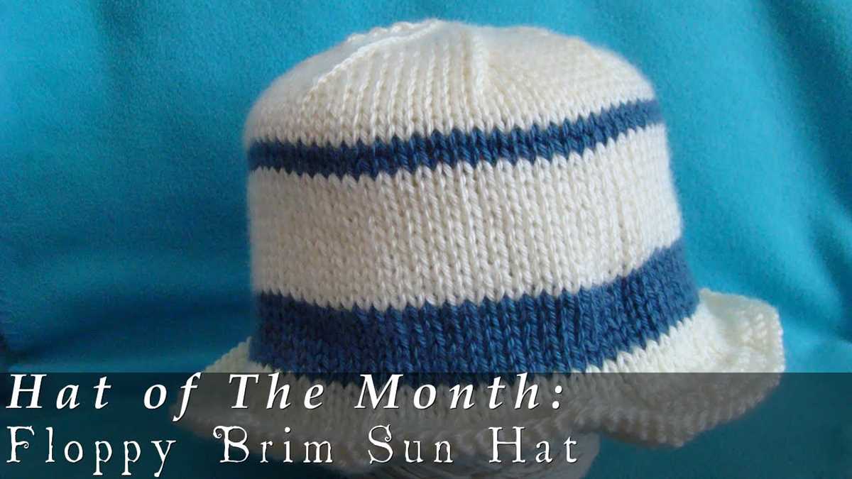 Knitting pattern for bucket hat