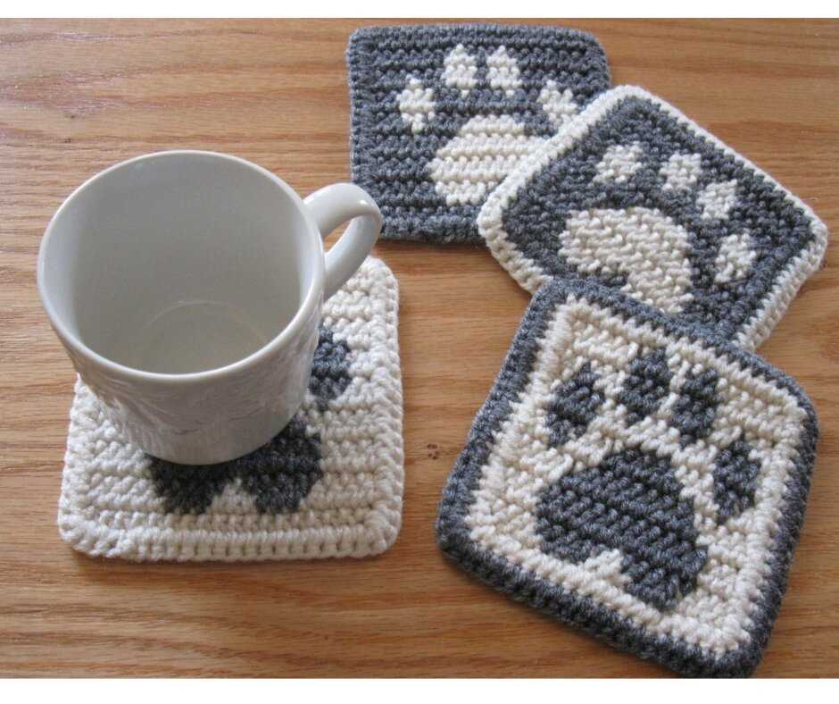 Knitting pattern for coasters