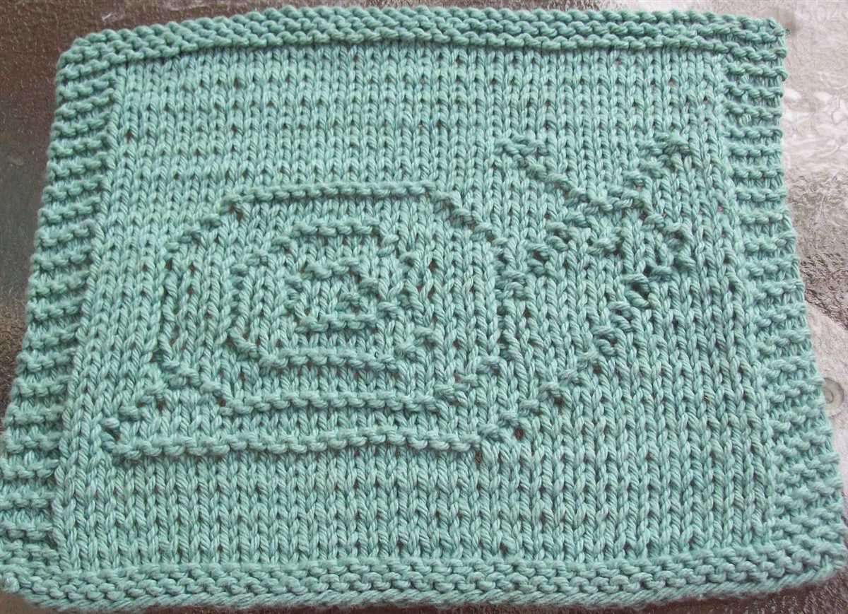 Knitting pattern for dishcloths