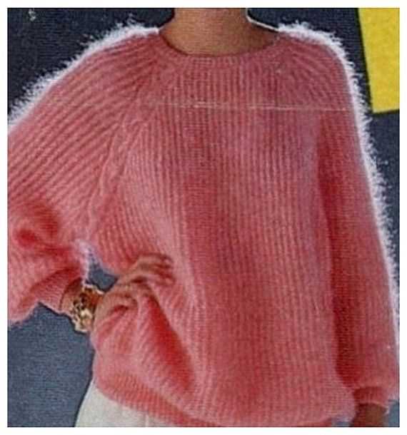 Knitting pattern for ladies fishermans rib jumper