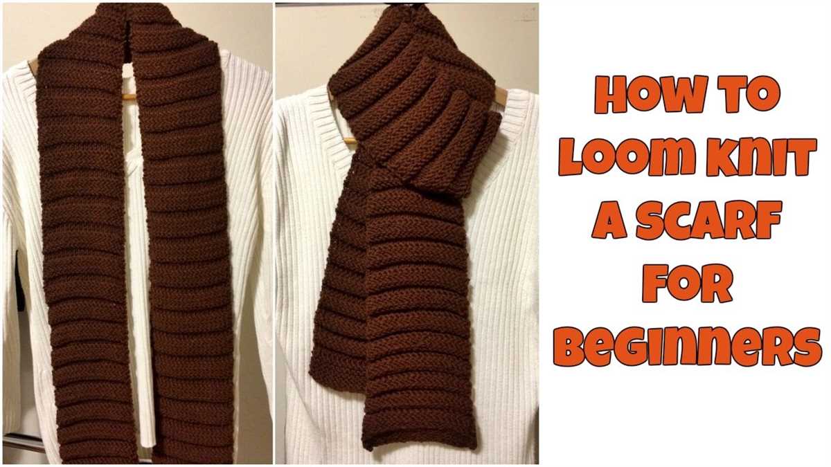 Knitting pattern for scarf for beginners