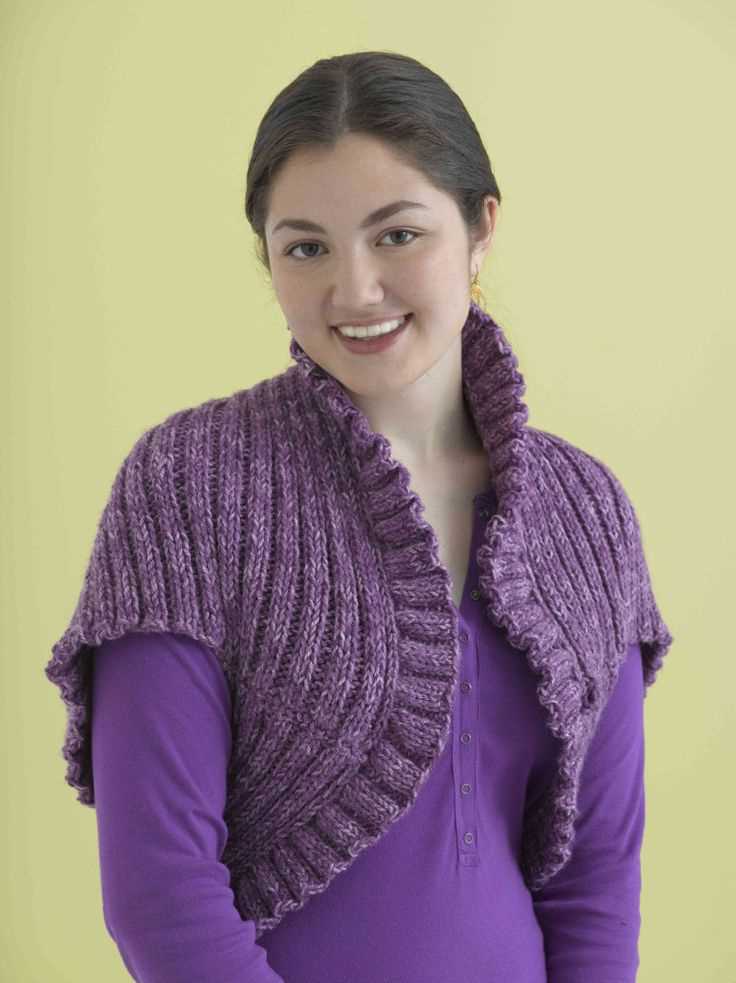 Knitting pattern for shrug