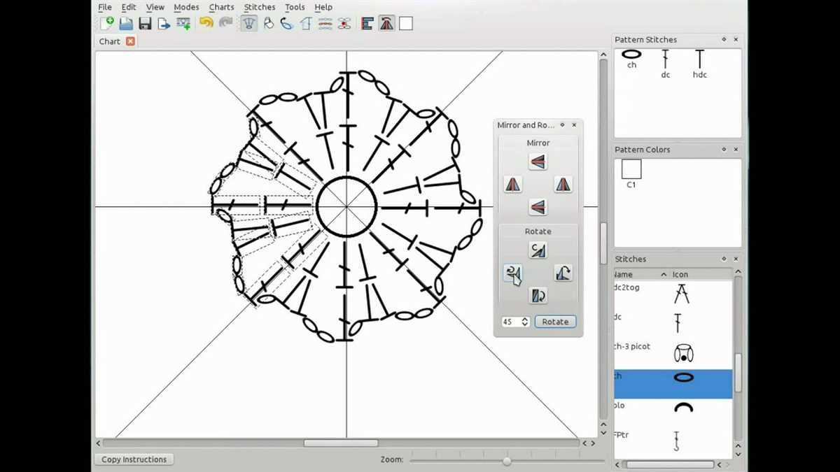 Knitting pattern generator software