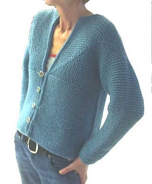 Knitting patterns for cardigans and jackets