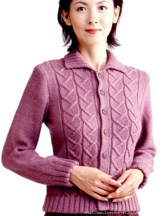 Knitting patterns for cardigans and jackets