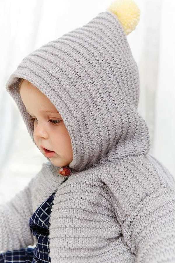 Knitting patterns for childrens hooded cardigans