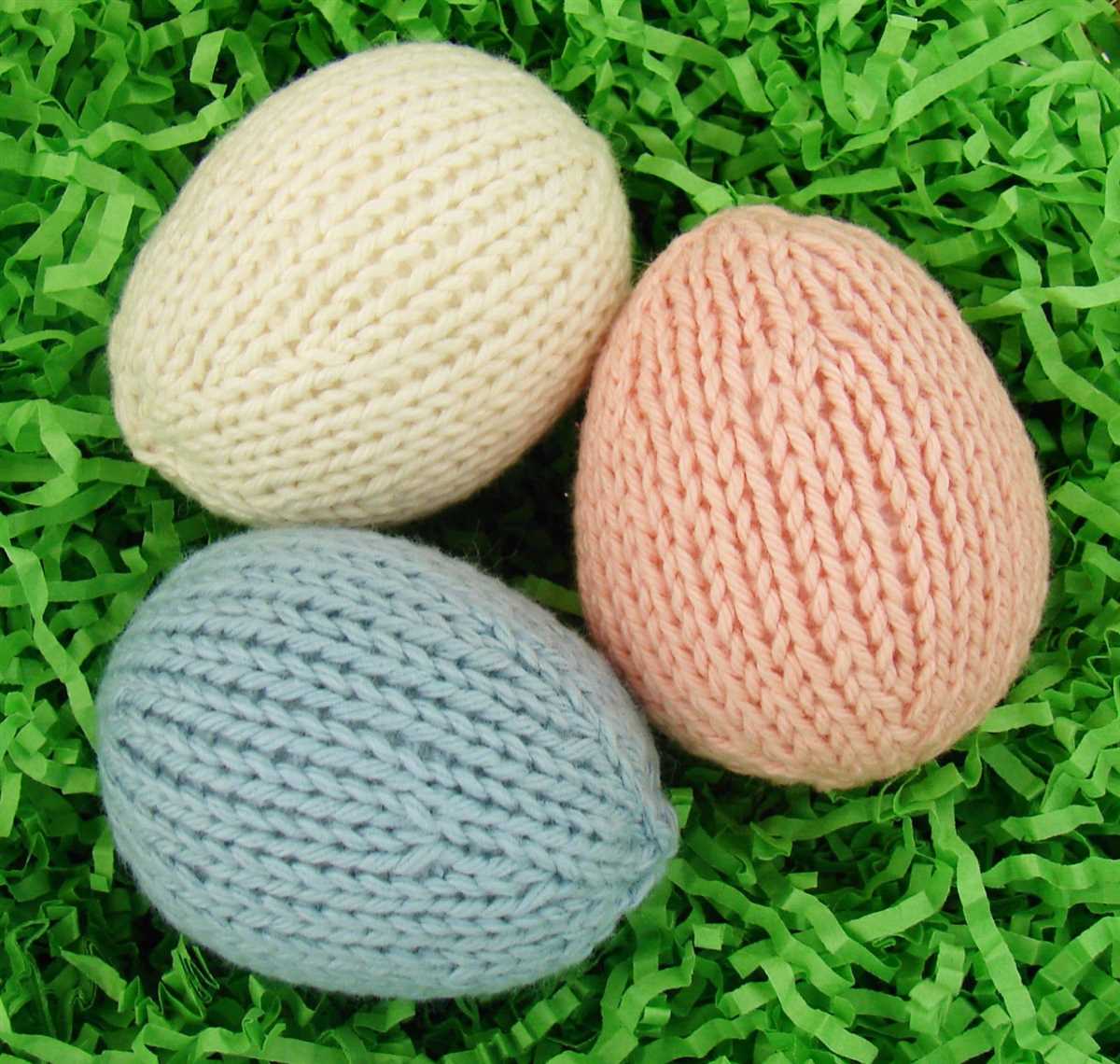 Knitting patterns for easter egg covers