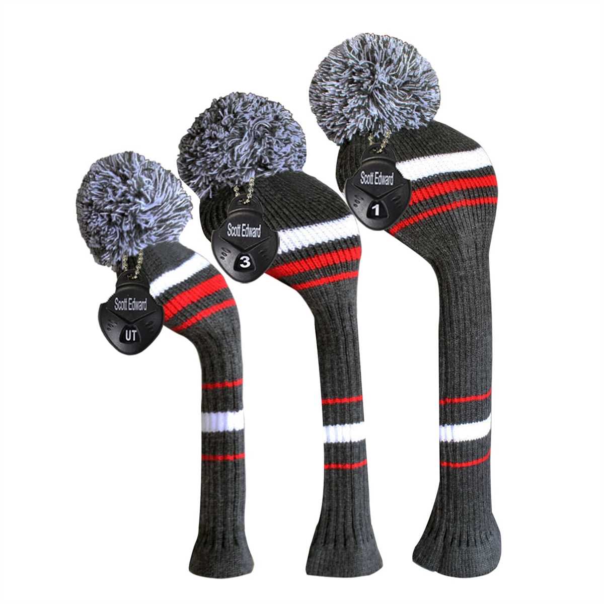 Knitting patterns for golf club head covers