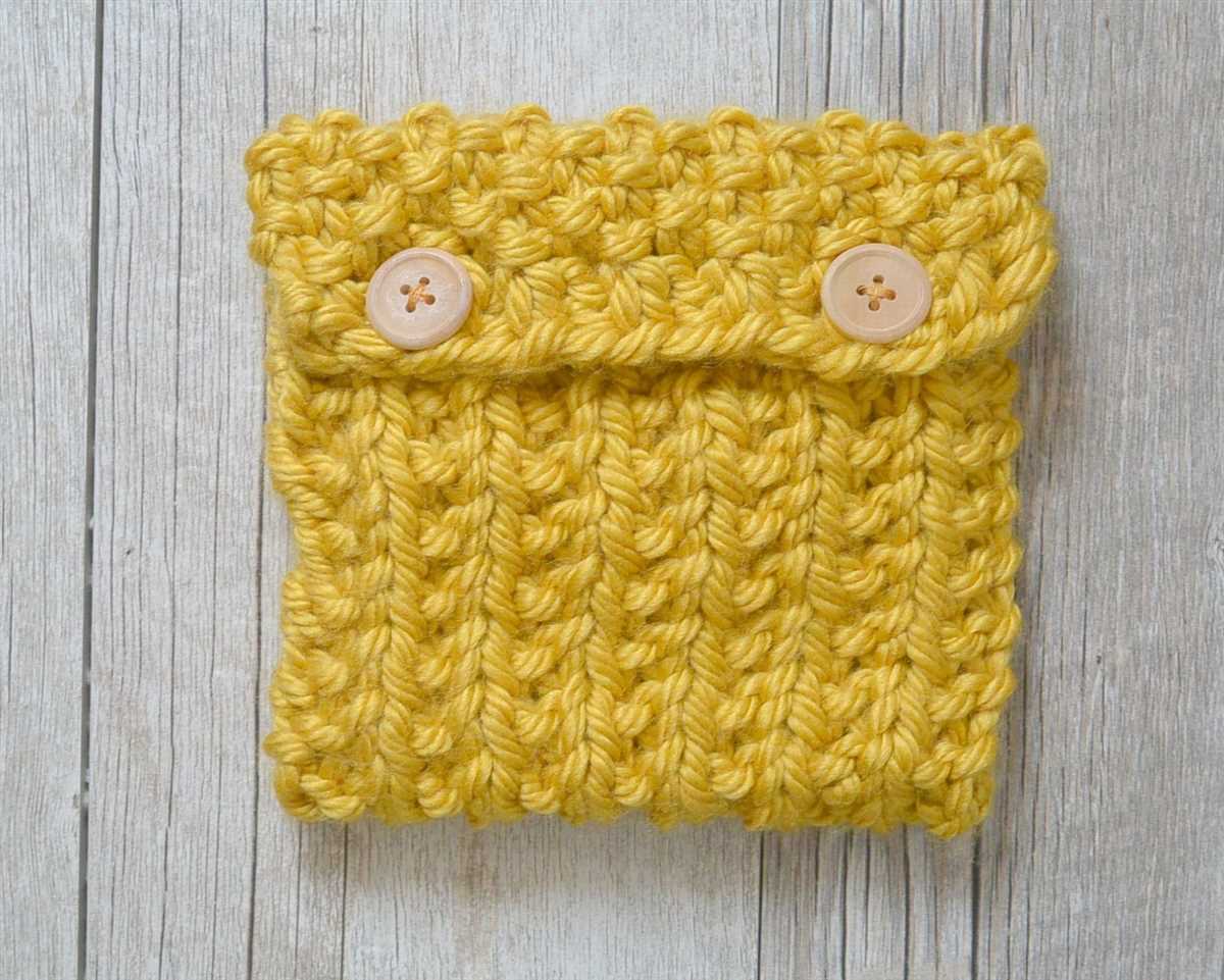Knitting patterns for pouches