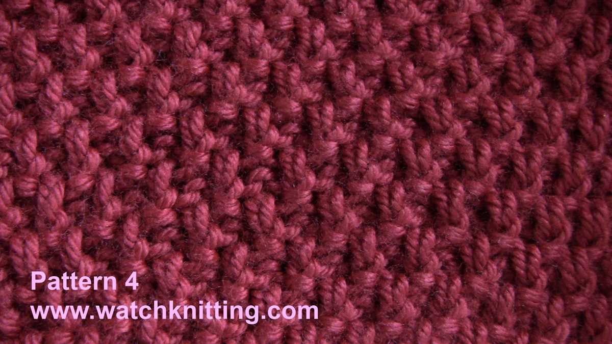 Knitting patterns videos free