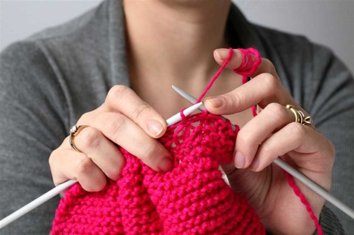 Knitting with bigger needles than pattern