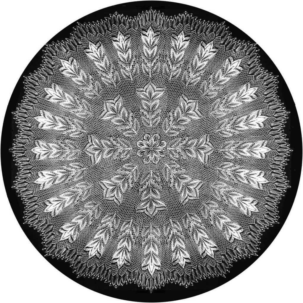Lace knitting patterns in the round