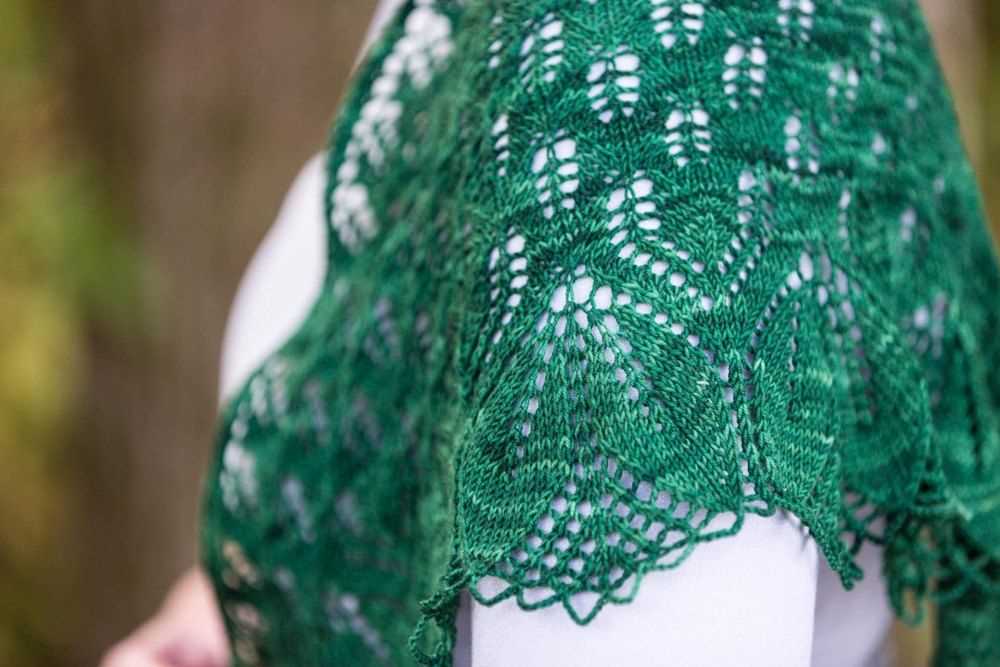 Lace shawl knitting pattern free